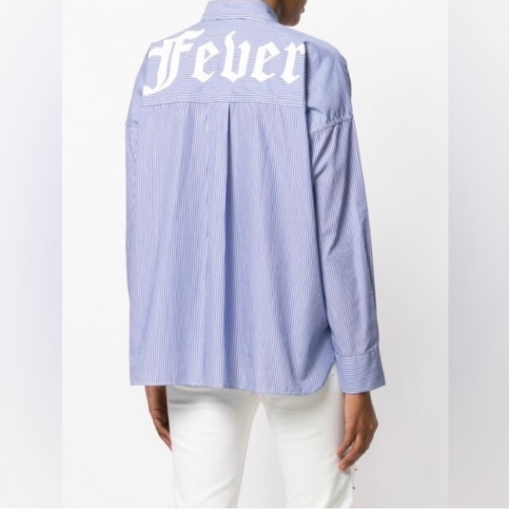 Zadig & Voltaire Tamara Stripes Button Down Shirt
